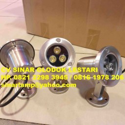 Lampu Kolam Renang LED 3W 12-24V Warmwhite 3000K Lampu Kolam Renang LED 3W 12-24V Warmwhite 3000K